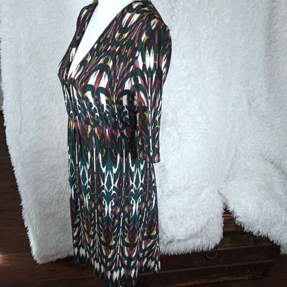MASSEYS GREEN, WHITE, & PINK DRESS SZ.XL EUC - Picture 5 of 8